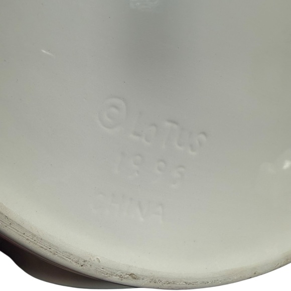 Vintage Ceramic 1995 Lotus "Pool Party" Chip & Dip Serving Bowls - Picture 11 of 13